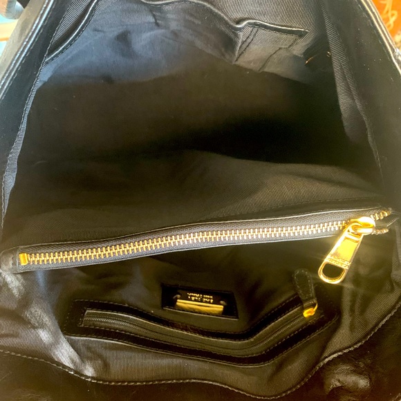 ✨BADGLEY MISCHKA✨ Black Leather Handbag - Picture 6 of 9